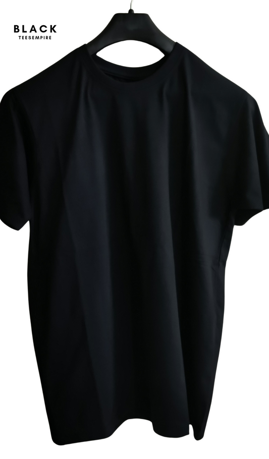 Plain Black - Basic Round Neck