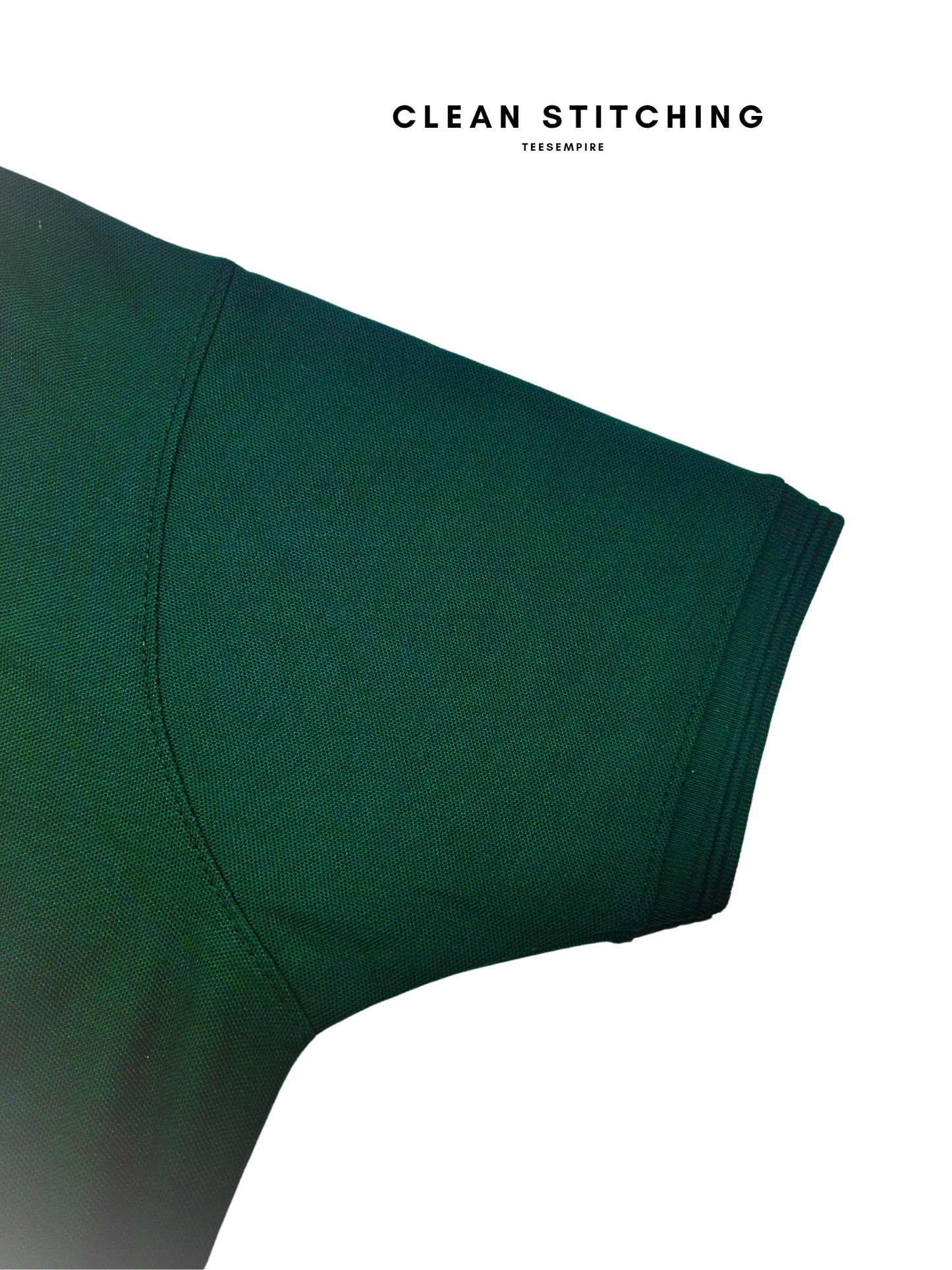 Plain Dark Green - Polo T Shirt