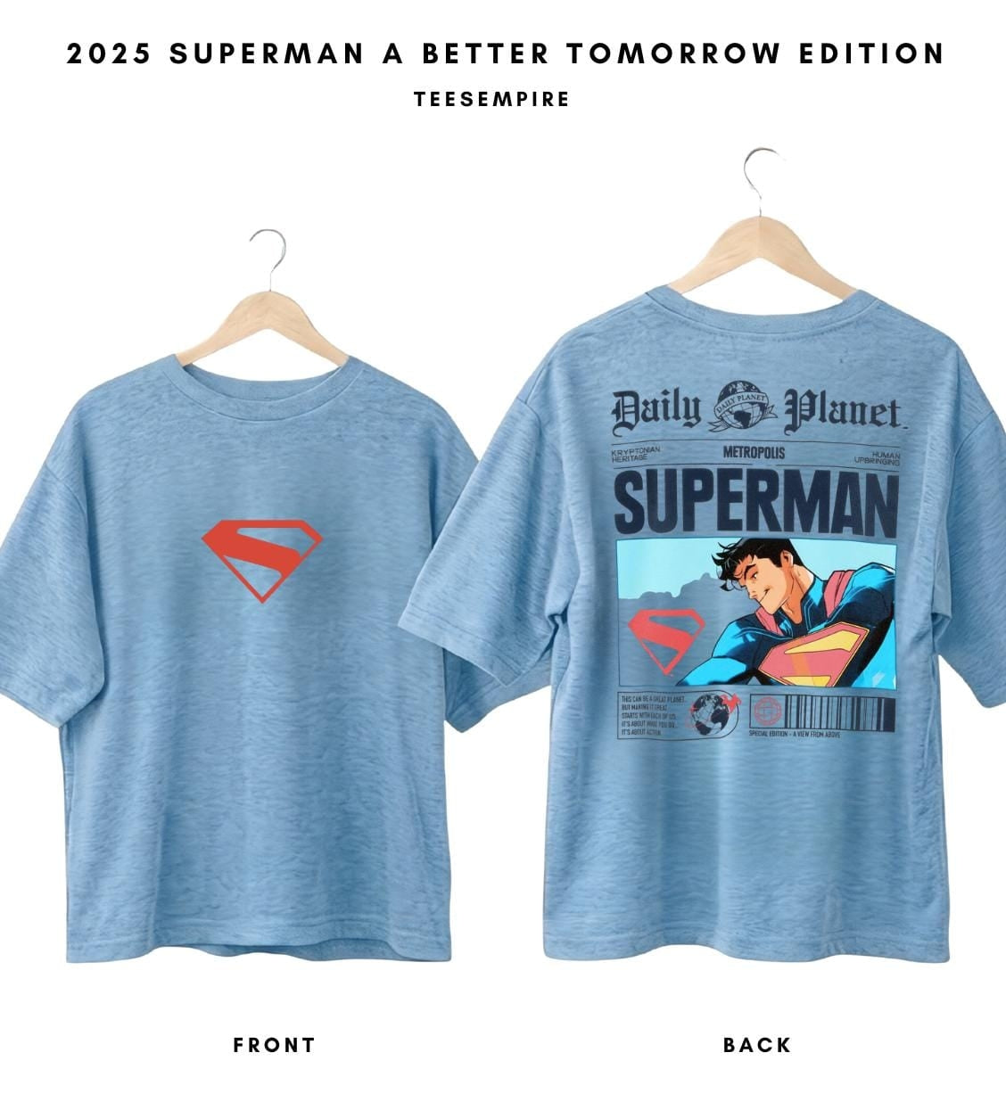 2025 SUPERMAN A BETTER TOMORROW EDITION - DROP SHOULDER