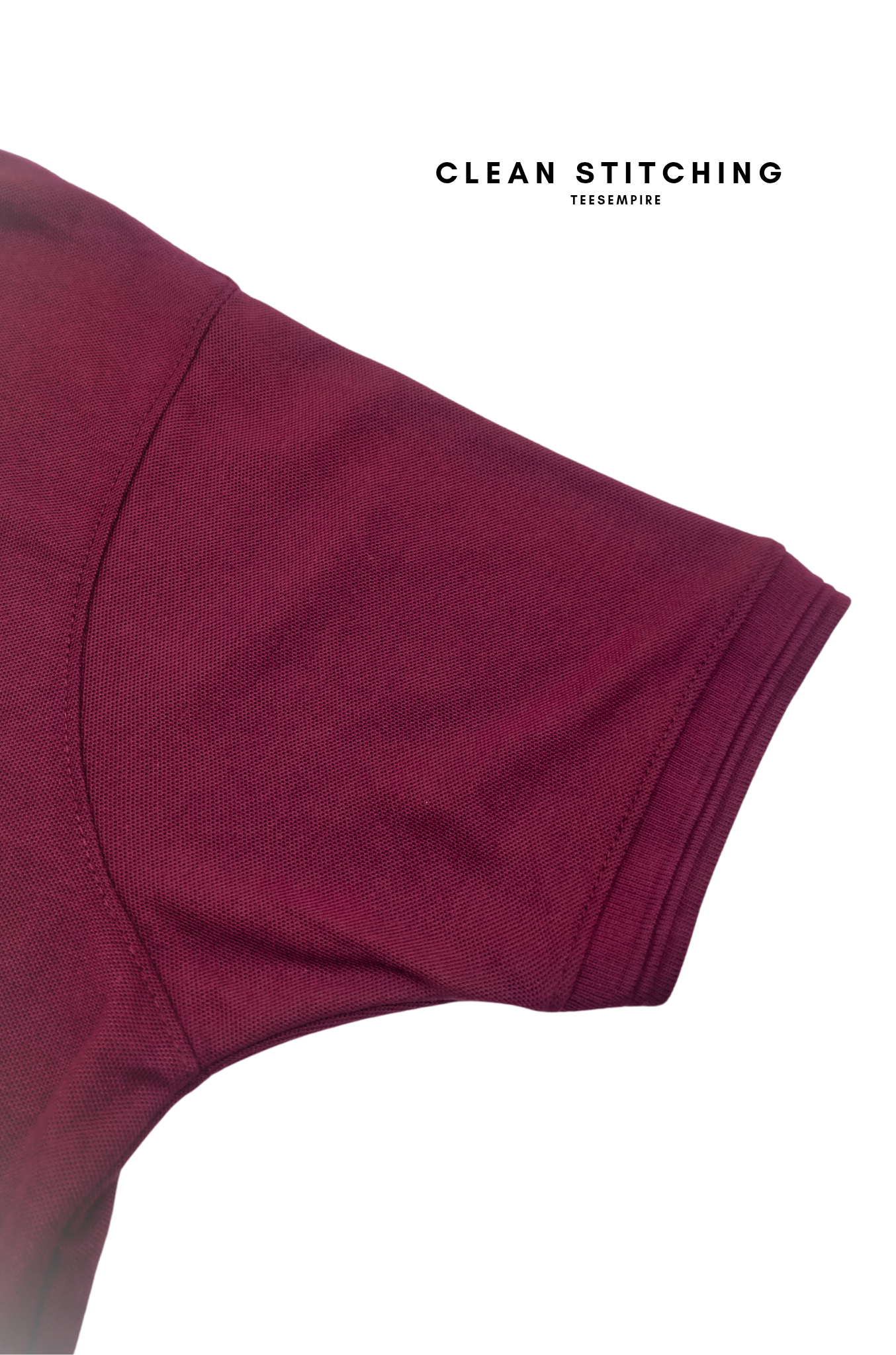 Plain Maroon - Polo T Shirt